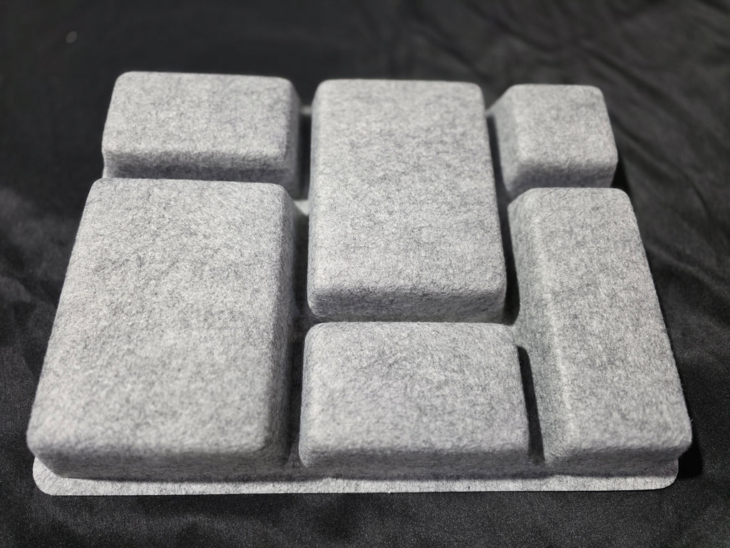 Navaris Felt Drawer Organizer Tray - Tidy Desk Drawers, Office Supplies, Jewelry, Cosmetics, Small Personal Items and Accessories - Retail $31.16