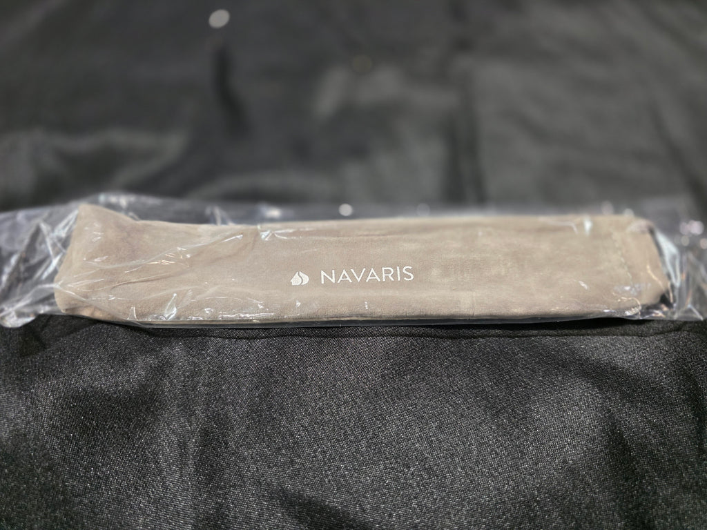 3126 Navaris Titanium Folding Utensil Set - Fork Knife Spoon Foldable Metal Silverware Utensils for Camping, Backpacking, Hiking - With Carabiner and Bag - Retail $20