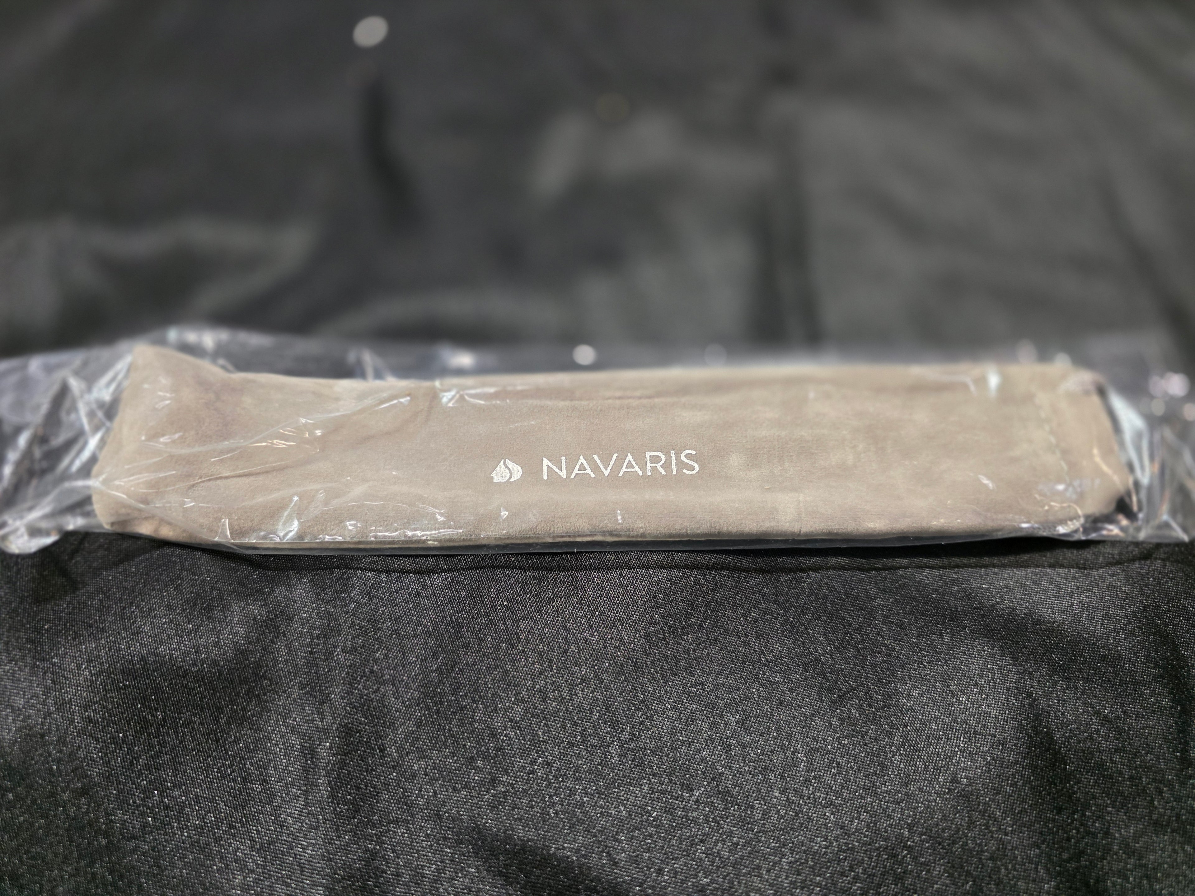 8156 Navaris Titanium Camping Cutlery Set - Lightweight Camping Utensils for One - Knife, Fork and Spoon with Carabiner Clip and Case for Hiking and Travel - Retail $14