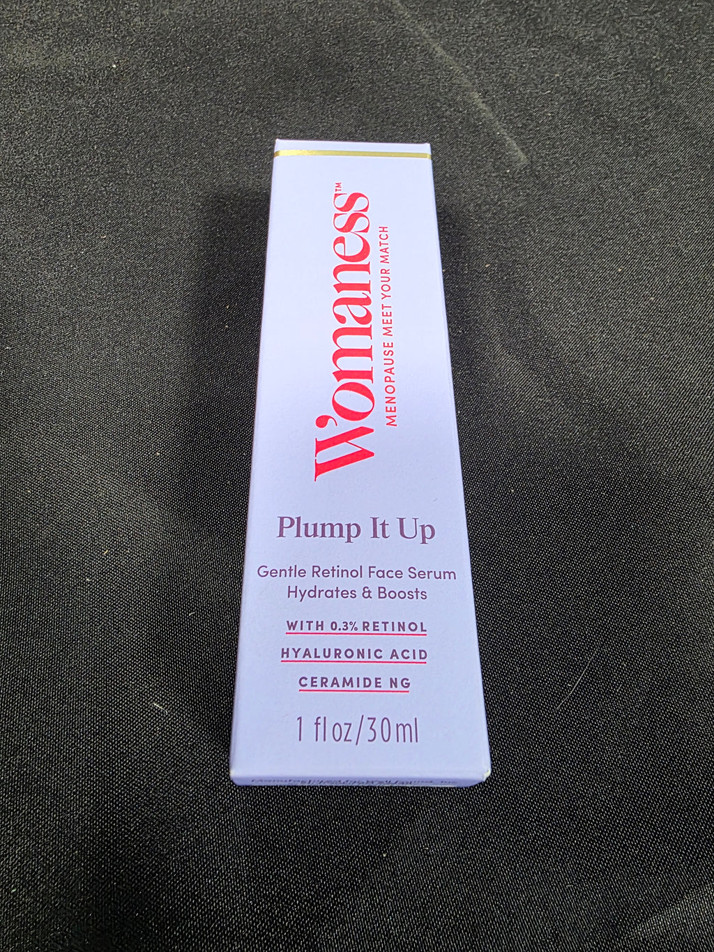 Womaness Plump It Up Retinol Serum, Roll-on Hyaluronic Acid Hydrating Serum, Collagen Boosting Retinol Fine Lines and Wrinkles Treatment, 30 ml - Retail $29.99