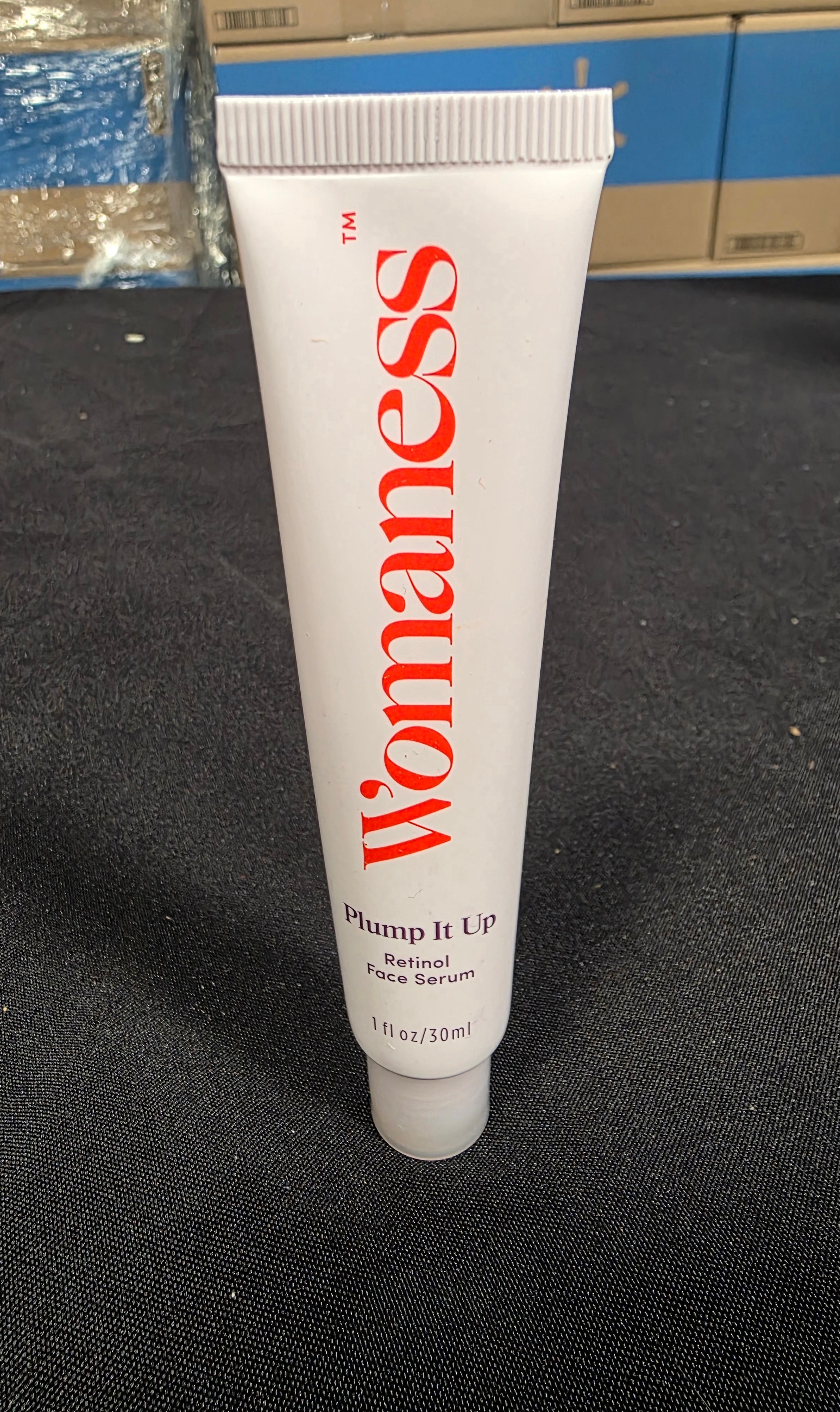 Womaness Plump It Up Retinol Serum, Roll-on Hyaluronic Acid Hydrating Serum, Collagen Boosting Retinol Fine Lines and Wrinkles Treatment, 30 ml - Retail $29.99