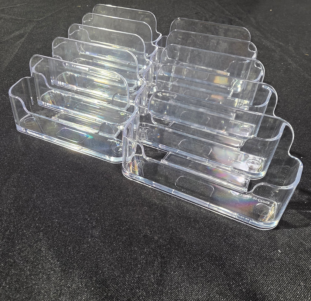 DIY.STORE Clear Business Card Holder, 10 Pack - Retail $13.99