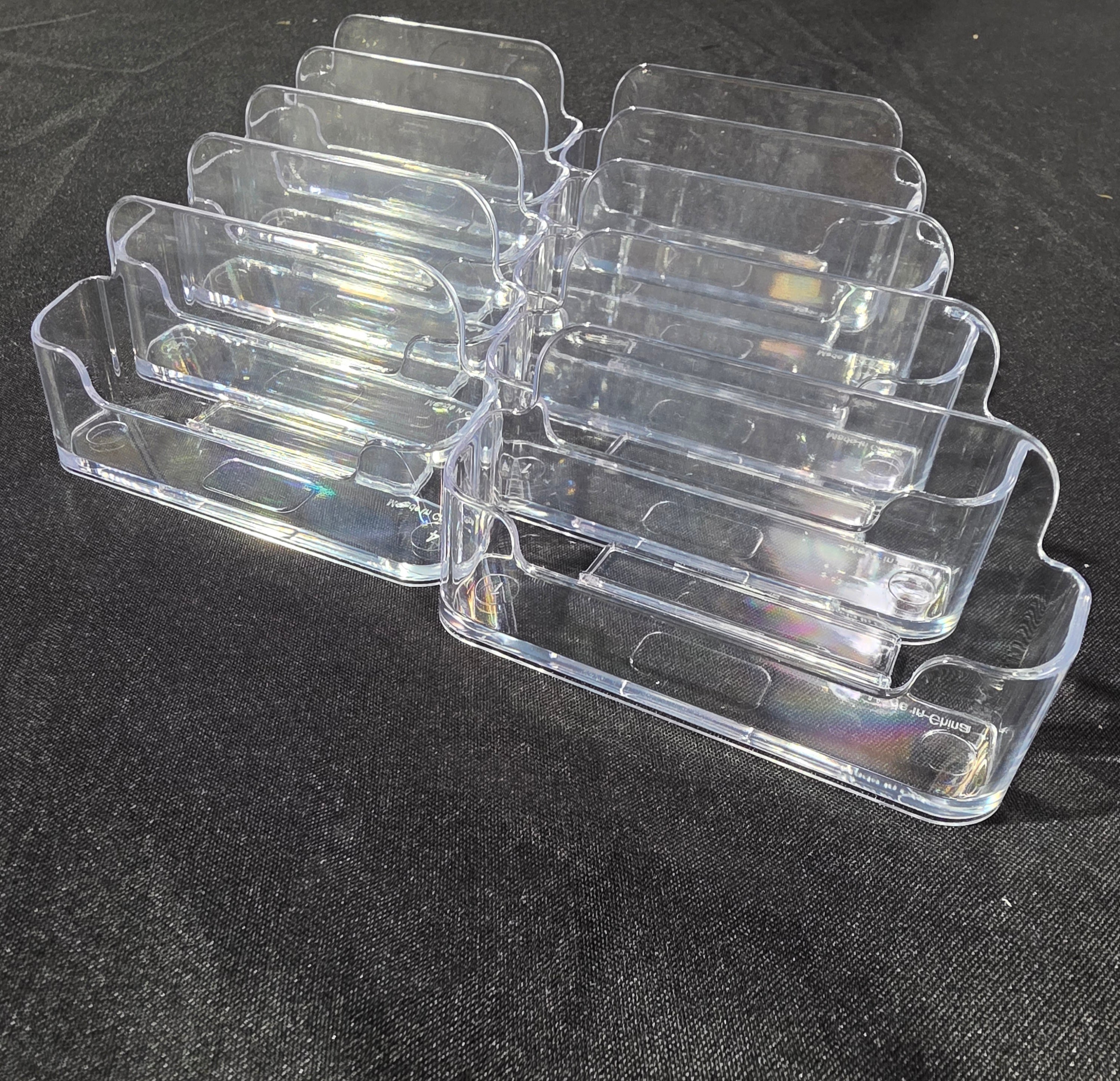 DIY.STORE Clear Business Card Holder, 10 Pack - Retail $13.99