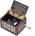 Wood Sunflower Musical Gifts for Mom Women from Daughters Sons Hand Crank Wooden Music Box Presents for Birthday Christmas Mother's Day Valentine's Day - Retail $ 12.99