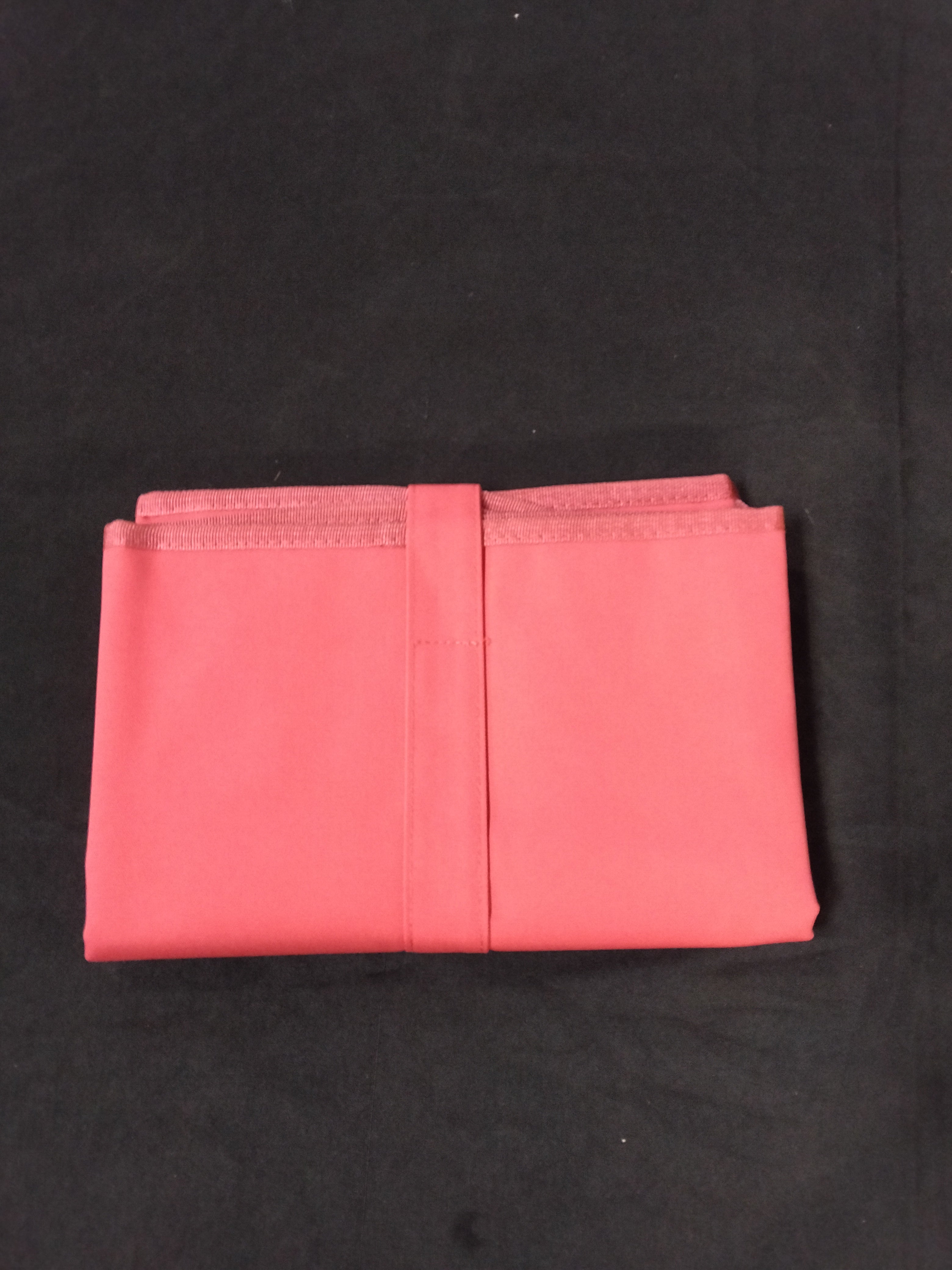 Navaris Baby Changing Mat Portable - Slim Lightweight & Foldable Baby Change Mat - Water Repellent Travel Changing Mat with Pockets - Folding Mat for Clean Diaper Changes - Coral - Retail $2.99