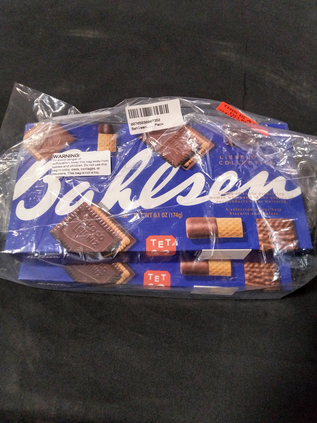 Bahlsen Lieselotte Chocolate Cookies Variety Pack with Choco Wafers, Waffeletten, Choco Leibniz, Ohne Gleichen - 6.1 oz. Box (2 Pack) - Retail $18.99