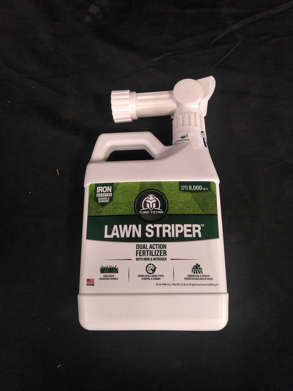 Turf Titan Lawn Striper with Iron Nitrogen Liquid Fertilizer, 32 oz Hose End Sprayer - Retail $36.99