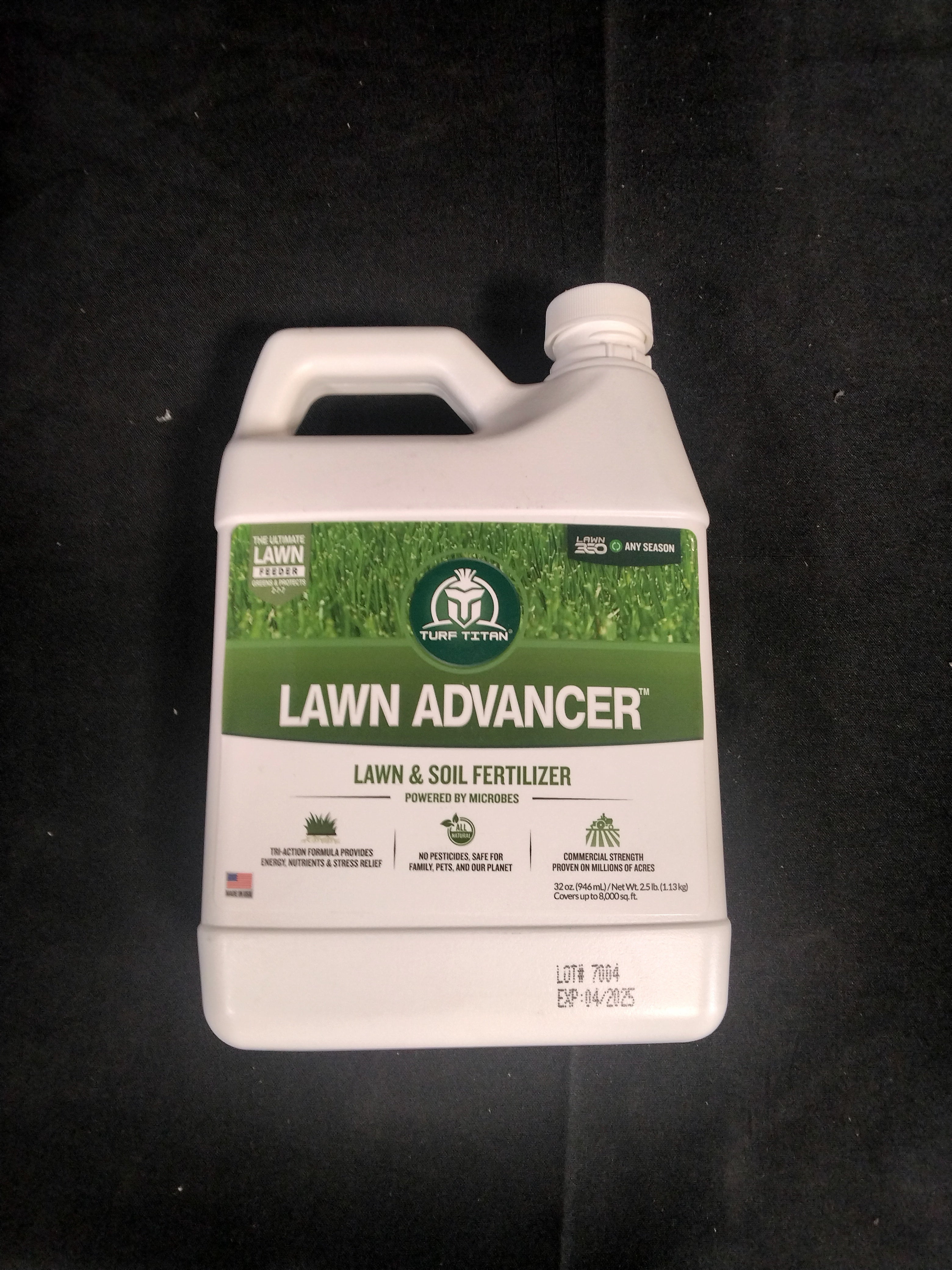 Turf Titan Lawn Advancer, Lawn Fertilizer for Hassle-Free Lawn Care, 32 oz - Retail $32.99