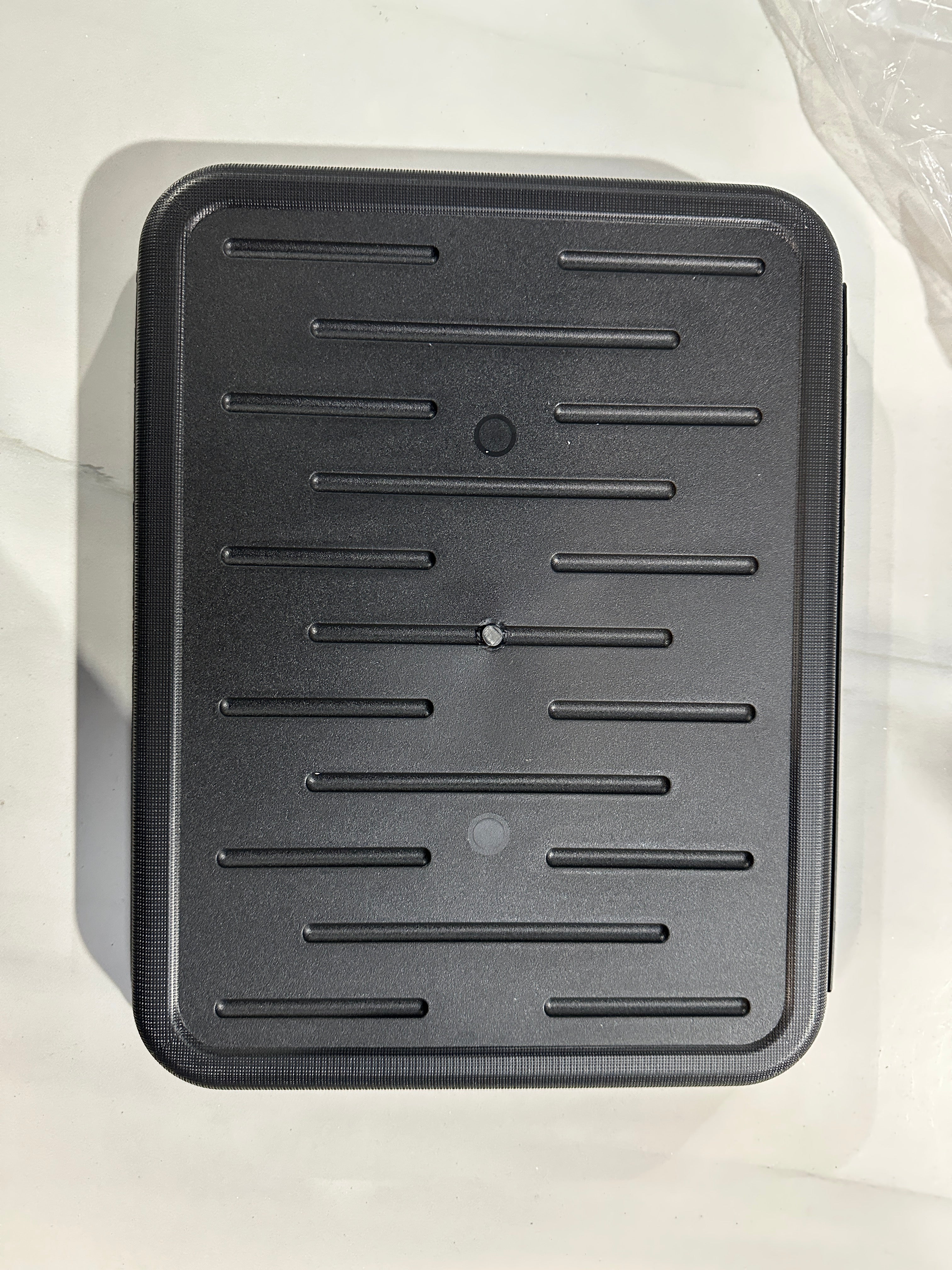 Navaris Set of 3 Shoe Drip Trays - Multi-Purpose Boot Tray for Rain Boots, Winter Boots, Sneakers. Suitable for Indoor and Outdoor Use in All Seasons. Color: Black - Retail $20.99