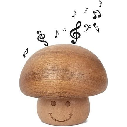Cute You are My Sunshine Mechanism Wood Mushroom Music Box Vintage Musical Gift with Smile face for Wife Women Friends Love Girl Birthday Valentine's Day Christmas Day Anniversary Thanksgiving - Retail $18.99