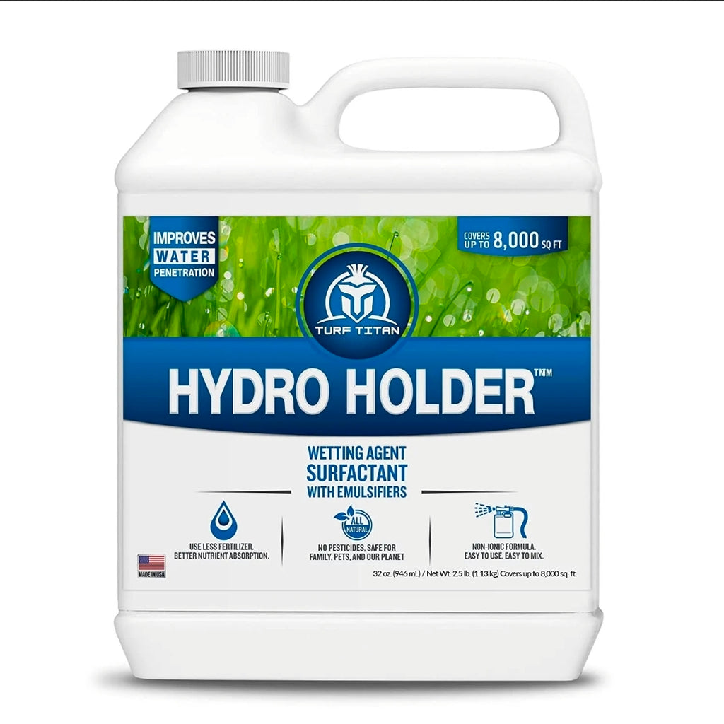 Turf Titan Hydro Holder: Effective Wetting Agent for Healthier Lawn and Garden, 32 oz - Retail $29.99