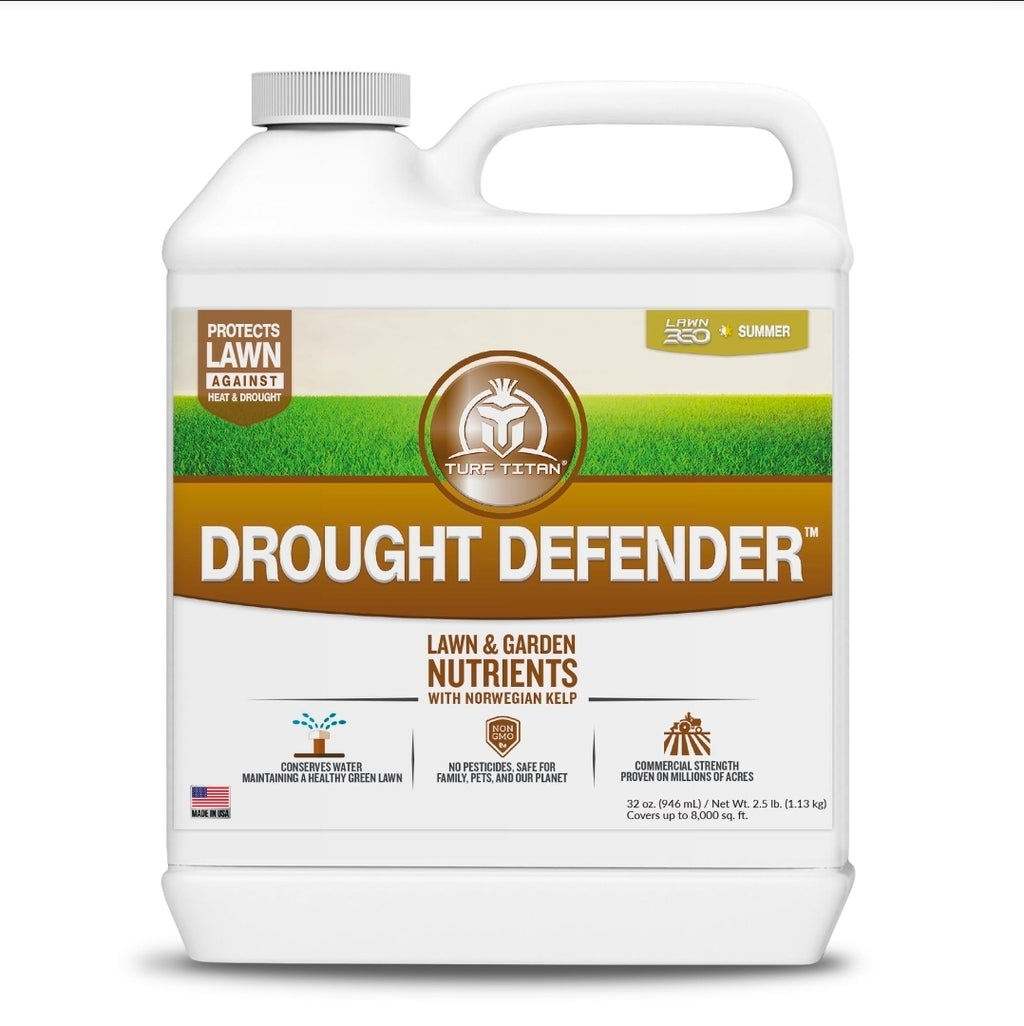 Turf Titan Drought Defender, Advanced Garden Soil Hydration and Lawn Care Shield, 32 oz- Retail $32.99